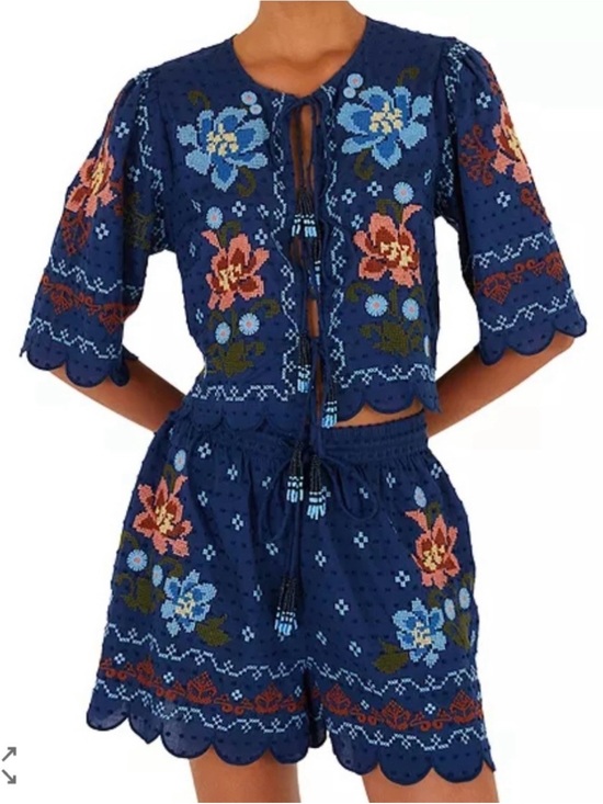 FARM Rio Dresses & Skirts - NWT Farm Rio Floral Two-Piece Set